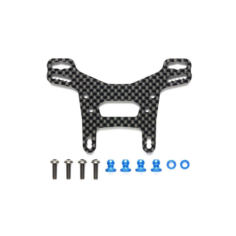 Tamiya - Xv-02 Carbon Damper Stay (rear) - 22058 Tamiya - Xv-02 Carbon Damper Stay (rear) - 22058