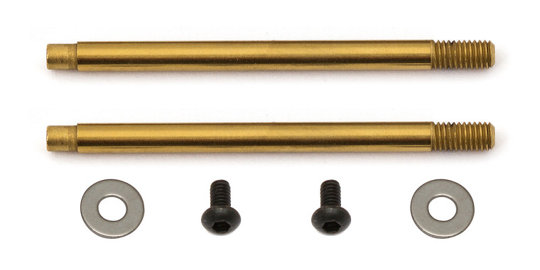 Team Associated - 3X23 Shock Shaft V2, Tin - 91617