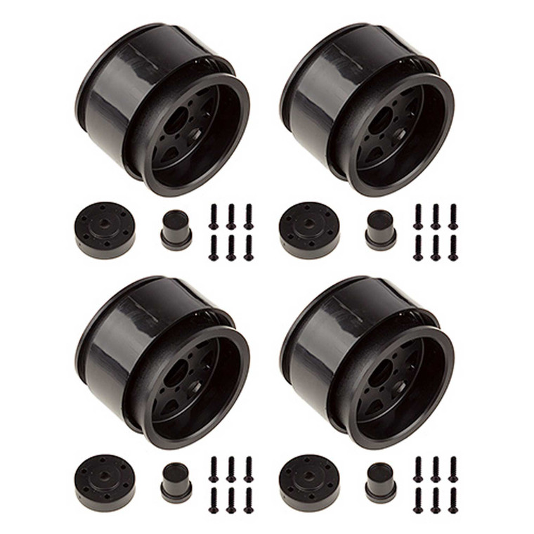 Team Associated - Enduro Method 701 Trail Series Whls, 1.9 In, Black - 42101