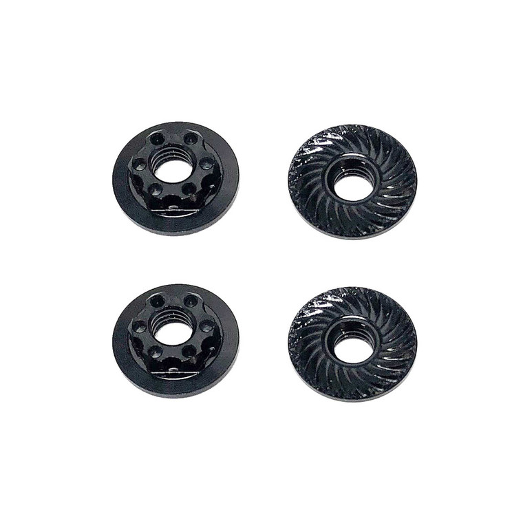 Team Associated - Ft Nuts, M4 Low Profile Wheel Nuts, Black - 92254 Team Associated - Ft Nuts, M4 Low Profile Wheel Nuts, Black - 92254