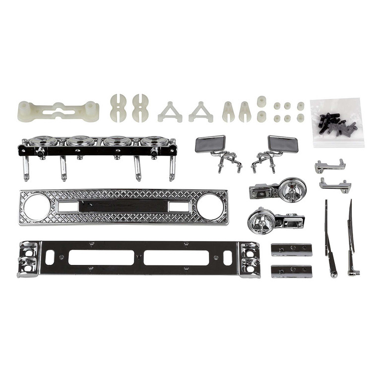 Team Associated - Mt12 Accessories, Chrome - 41103