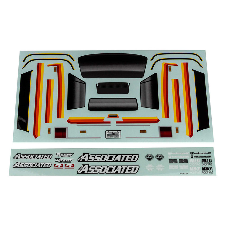 Team Associated - Mt12 Decal Sheet - 41102