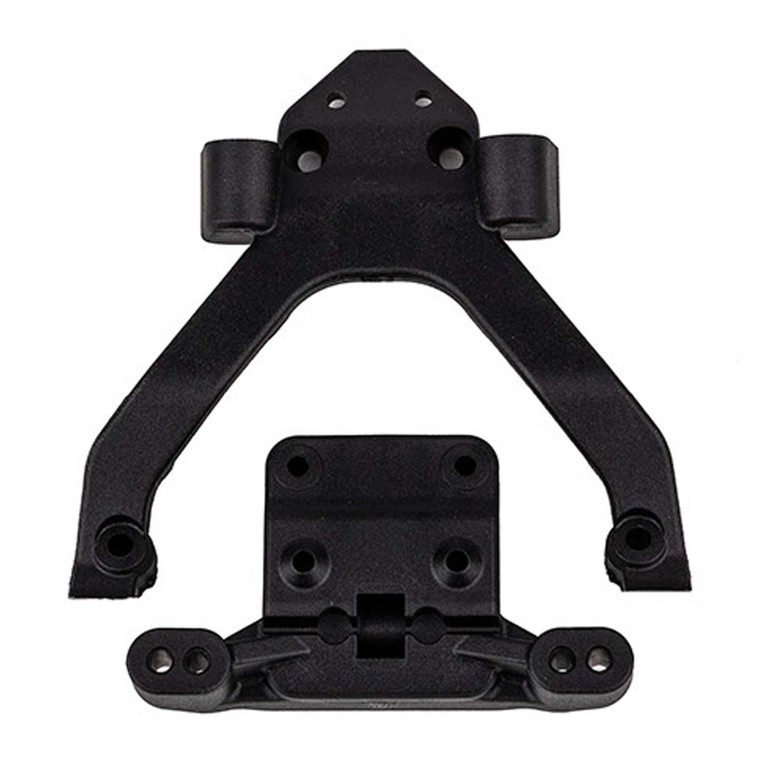Team Associated - Rc10b6.4 Front Top Plate And Ballstud Mount,angled - 71182