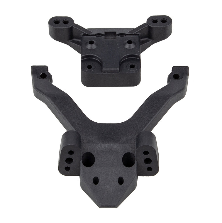 Team Associated - RC10B6.4 FT Top Plate and Ballstud Mount, Carbon - 91972 Team Associated - RC10B6.4 FT Top Plate and Ballstud Mount, Carbon - 91972