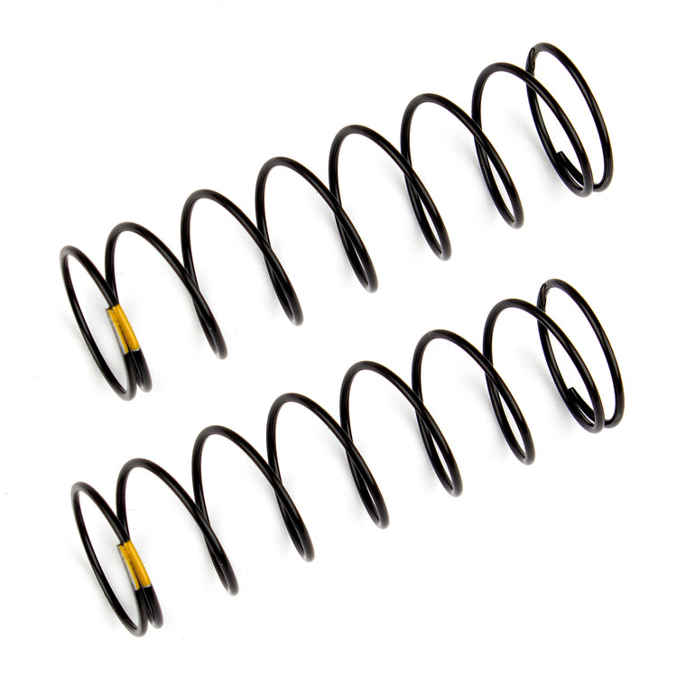 Team Associated - Rear Shock Springs, yellow, 2.30 lb/in, L61mm - 91841