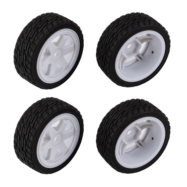 Team Associated - Reflex 14r Hoonitruck Wheels And Tires, Rubber - 21591