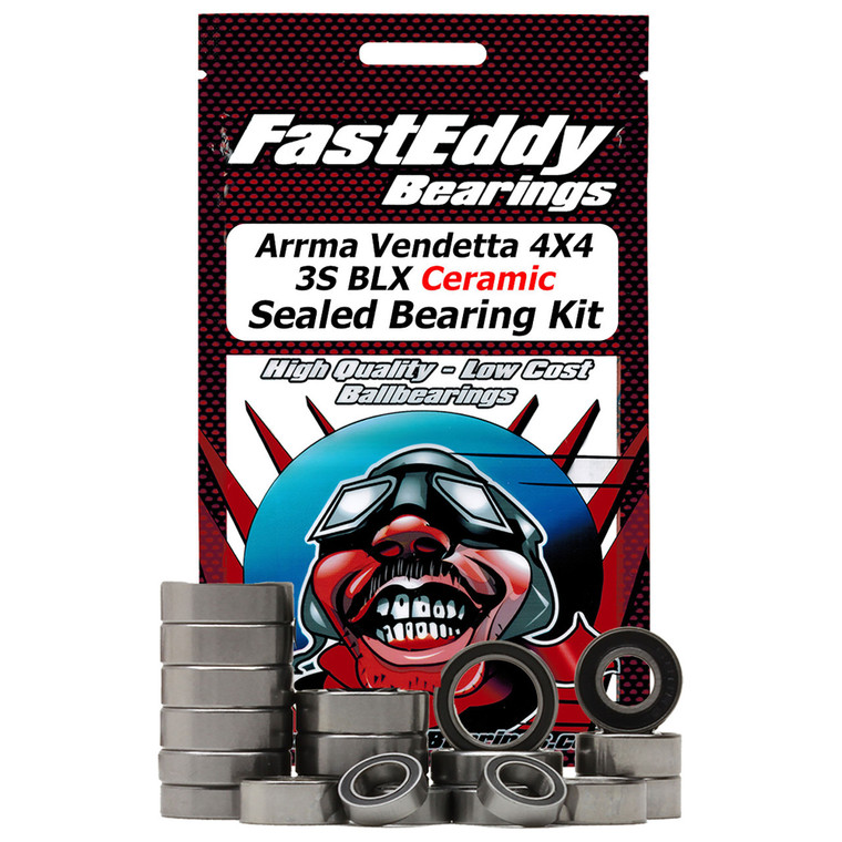 Team Fast Eddy - Arrma Vendetta 4x4 3s Blx Ceramic Sealed Bearingkt - 7345