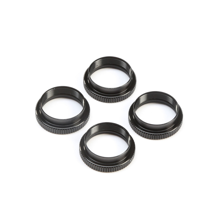 Team Losi Racing - 16mm Shock Nuts & O-rings (4): 8x - 243045