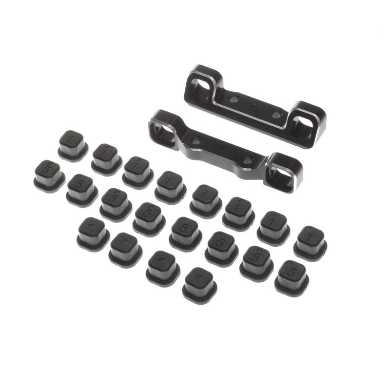 Team Losi Racing - Adjustable Pivot Set, C & D, Black: 22 5.0 - 334062