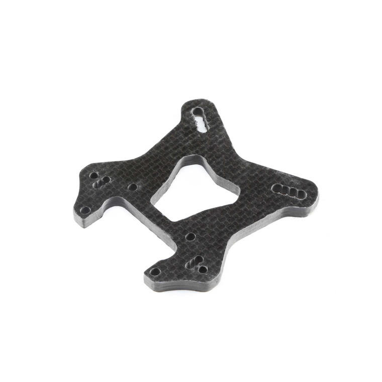 Team Losi Racing - Carbon Front Shock Tower: 8/e 4.0 - 344011