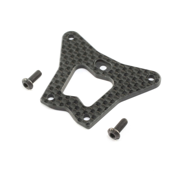 Team Losi Racing - Carbon Front Steering/gearbox Brace: 22x-4 - 331049