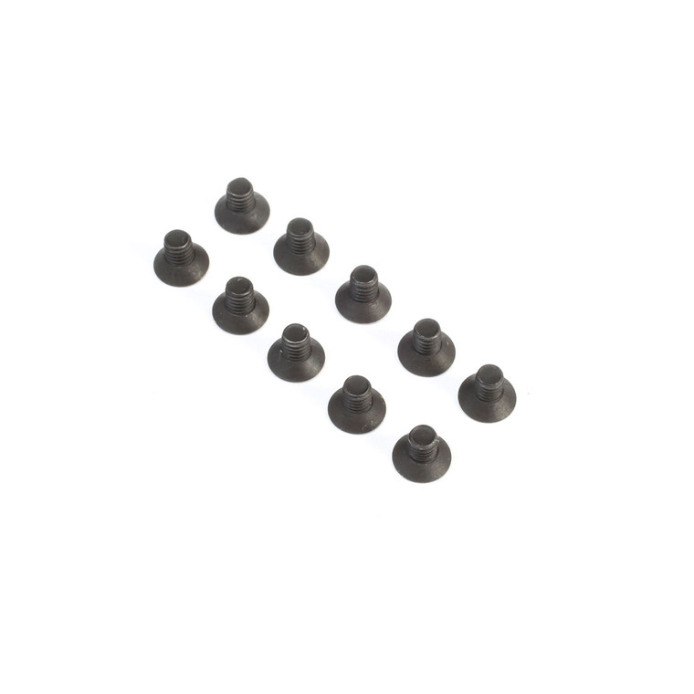 Team Losi Racing - Flat Head Screws, M2.5 X 4mm (10) - 235011