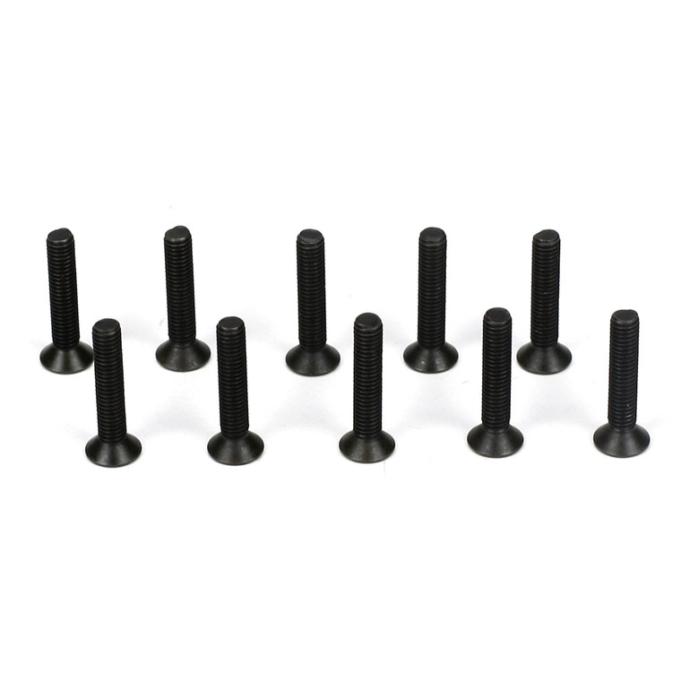 Team Losi Racing - Flathead Screw, M3 X 16mm (10) - 5964