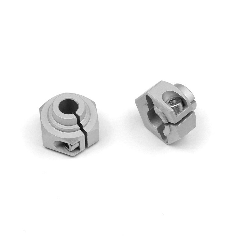 Vanquish - 12mm Hex Clear Anodized - 7080