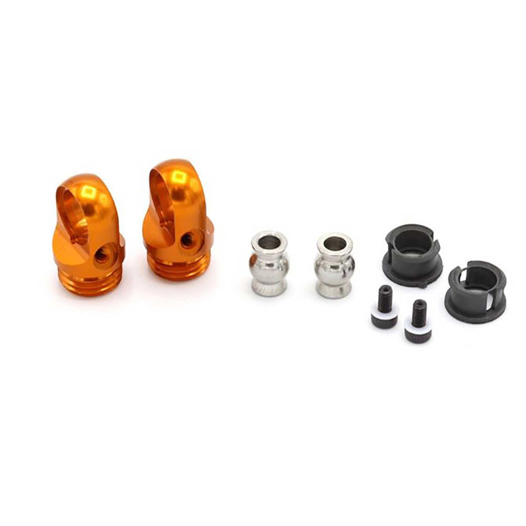 Vanquish - S8e Machined Aluminum Shock Cap - Orange - IRC00515