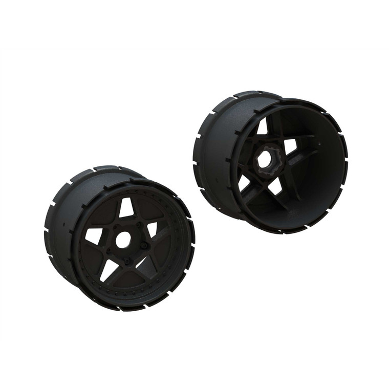 Arrma - Mt Wheel 4.9in 24mm Hex (1pr) - 510123 Arrma - Mt Wheel 4.9in 24mm Hex (1pr) - 510123