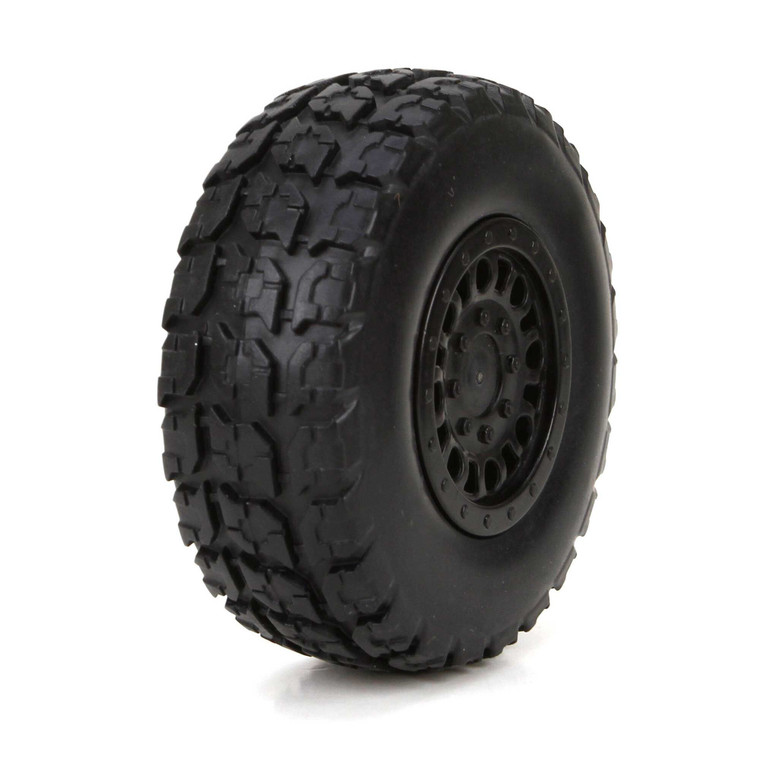 ECX - Ff/rr Premount Tire: 1/18 4wd Torment (2) - 41001