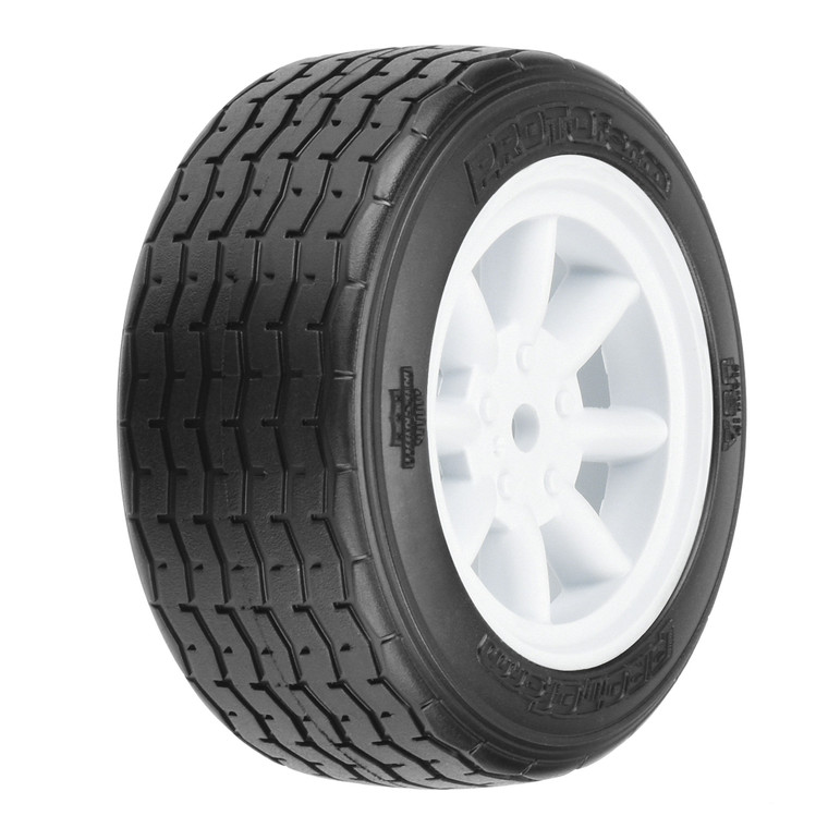 Protoform - Vta Front Tire, 26mm, Mounted White Wheel - 1014017 Protoform - Vta Front Tire, 26mm, Mounted White Wheel - 1014017