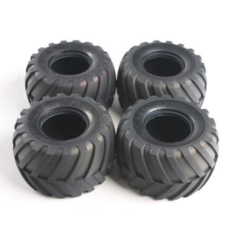 Tamiya - Tires: Lunchbox/pumpkin (4) - 9805213 Tamiya - Tires: Lunchbox/pumpkin (4) - 9805213