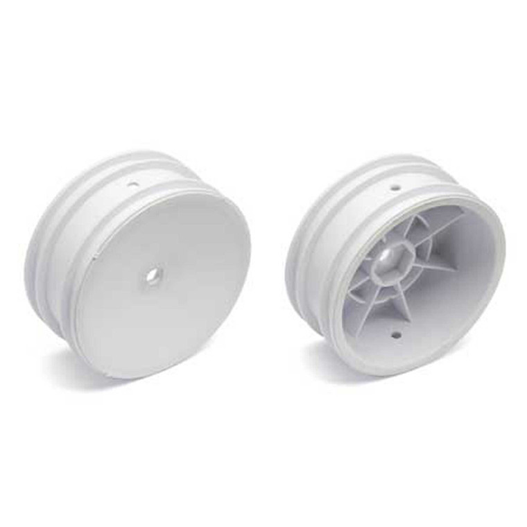 Team Associated - Buggy Front Hex Wheels, White - 9690