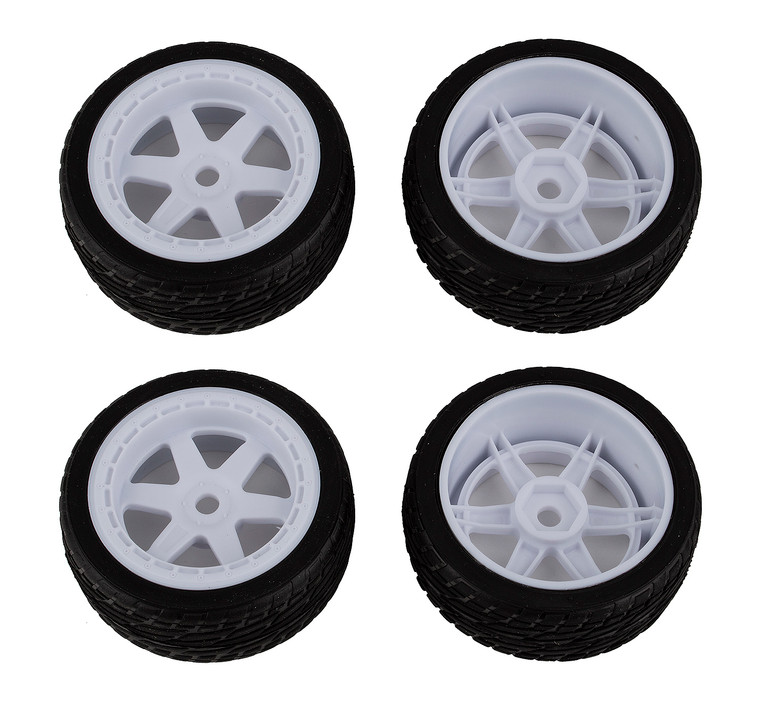 Team Associated - Hoonitruck Wheels and Tires, Rubber - 31893