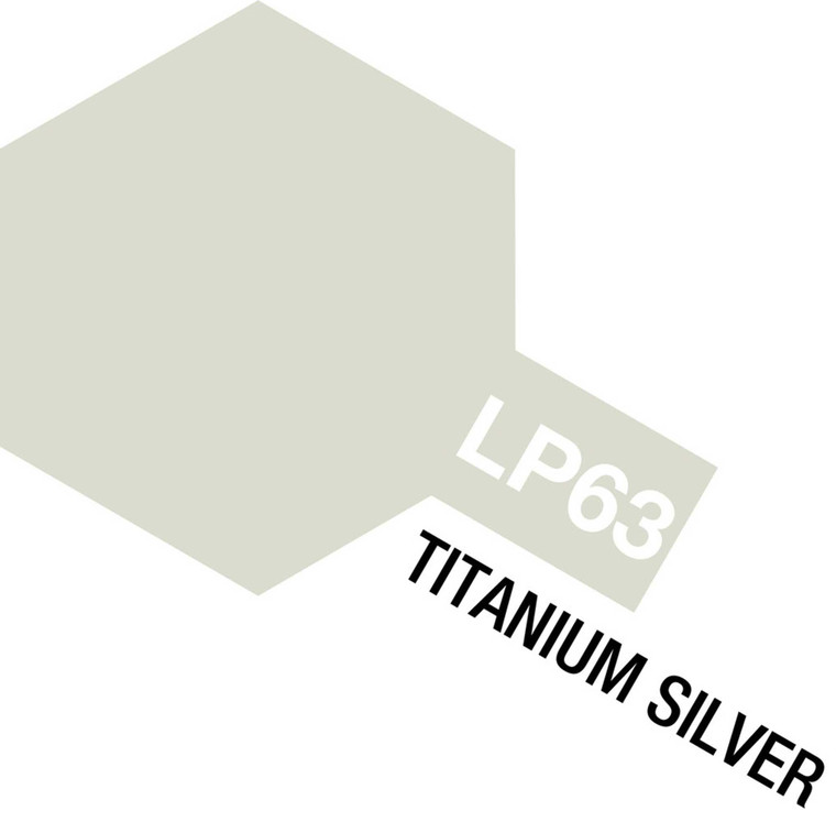 Tamiya - Lacquer Paint Lp-63 Titanium Silver 10 Ml - 82163