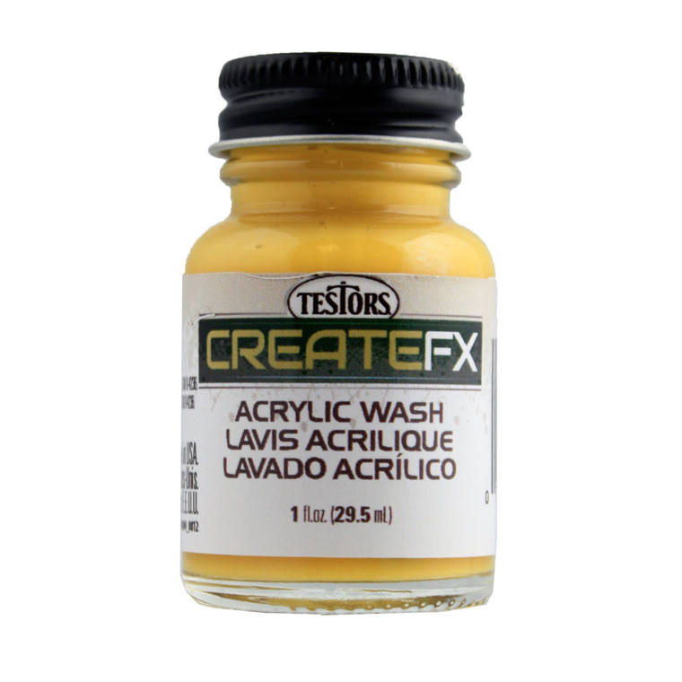 Testor - Hickory Acrylic Wash Tri - 79405 Testor - Hickory Acrylic Wash Tri - 79405