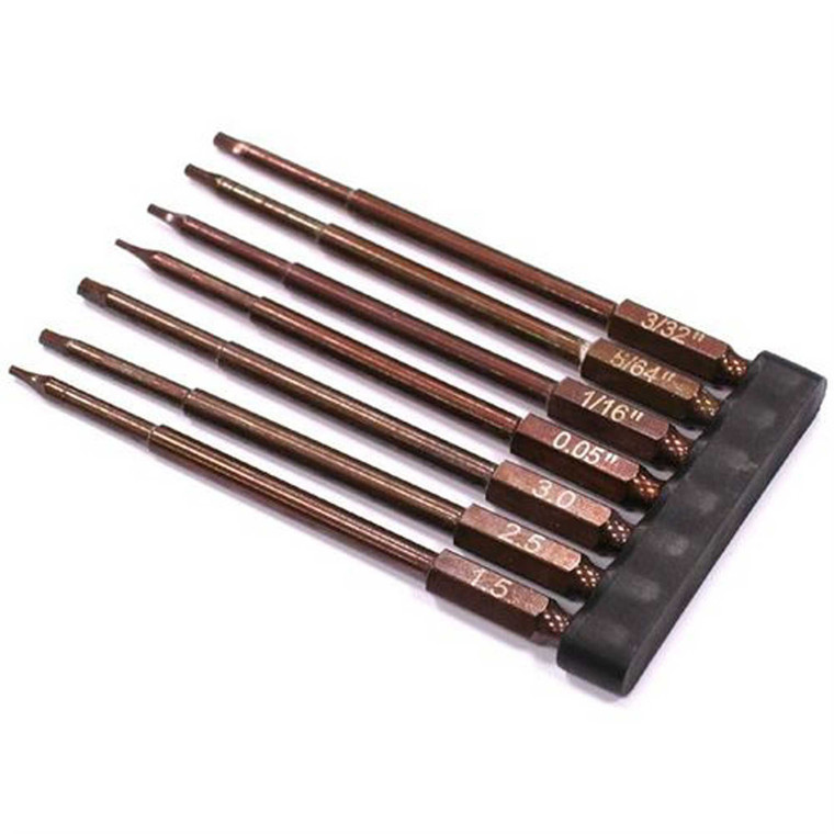 Integy - Hex Tips,1/4adapt(.05,1.5,1/16,5/64,2.5,3/32,3.0) - C23303 Integy - Hex Tips,1/4adapt(.05,1.5,1/16,5/64,2.5,3/32,3.0) - C23303