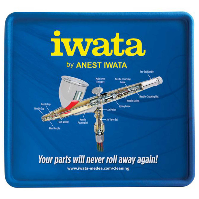 Iwata Airbrushes - Raised Ridge Airbrush Cleaning Mat - CL200 Iwata Airbrushes - Raised Ridge Airbrush Cleaning Mat - CL200