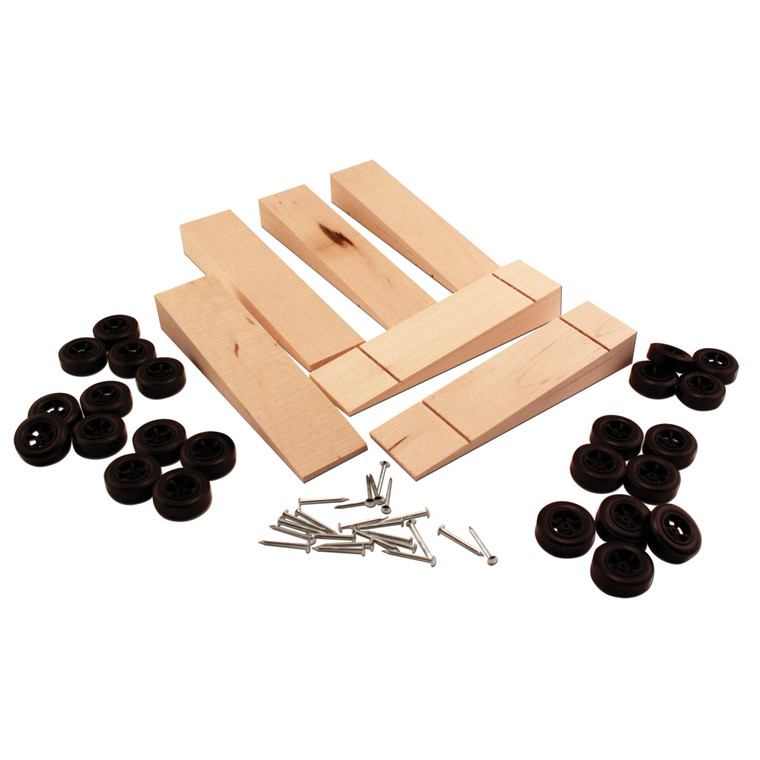 Pinecar - Wedge Car Bulk Kit (6) - 4050 Pinecar - Wedge Car Bulk Kit (6) - 4050