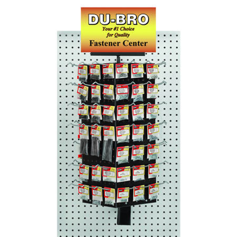 Dubro Products - American Fastener Centerw/merchandise,pegboard(ds) - FC100 Dubro Products - American Fastener Centerw/merchandise,pegboard(ds) - FC100