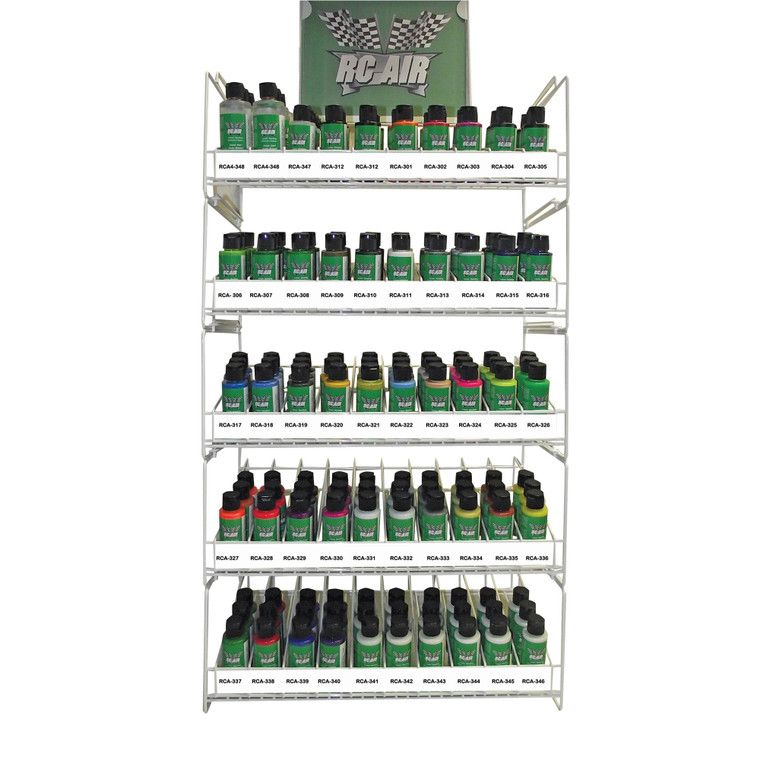 Badger Air-Brush Co. - Rca Paint Rack, Full, 3 Ea Per 49  Colors , (ds) - RCXFS3 Badger Air-Brush Co. - Rca Paint Rack, Full, 3 Ea Per 49  Colors , (ds) - RCXFS3