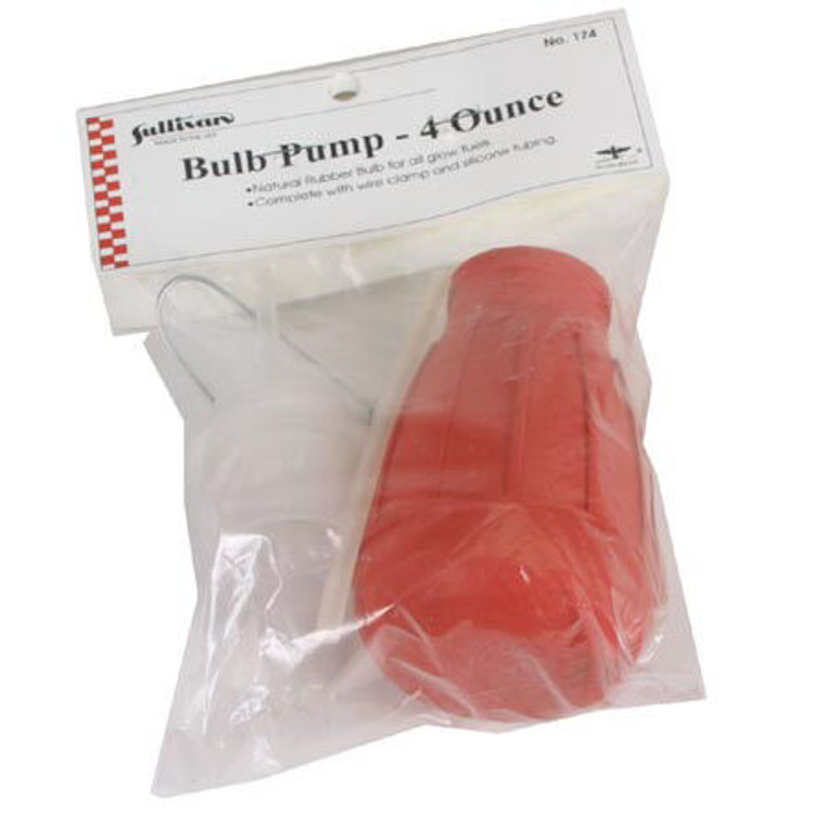 Sullivan - Glow Fuel Bulb Pump, Red, 4oz - 174