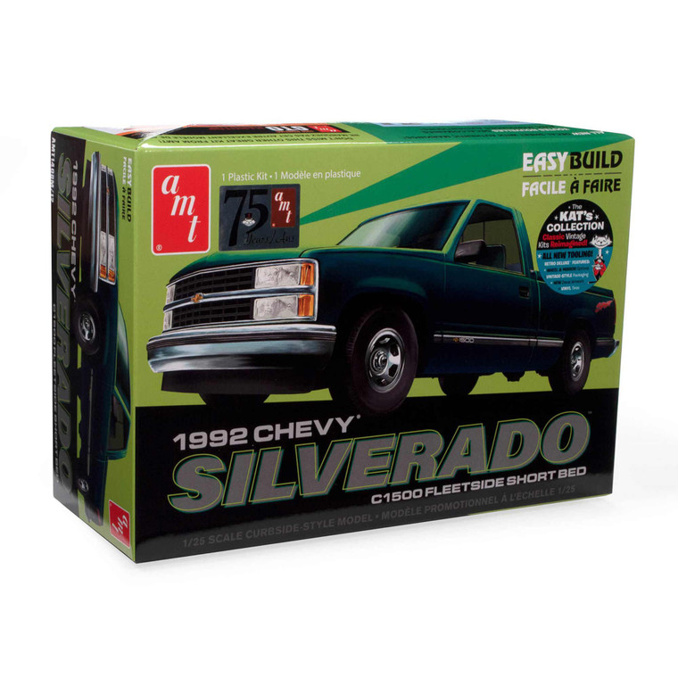 Round 2 - 92' Silverado Shortbed Fleetside Easy Build 1:25 - 1408M
