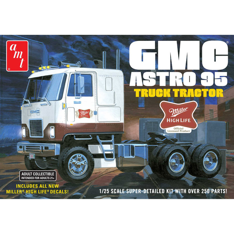 Round 2 - Gmc Astro 95 Semi Tractor (miller Beer) - 1230