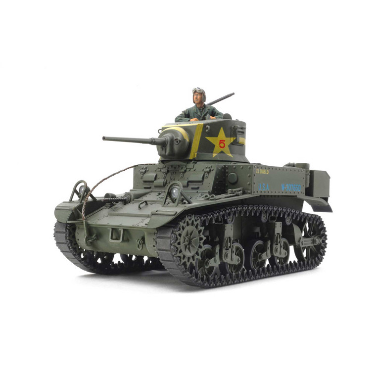 Tamiya - 1/35 U.s. Light Tank M3 Stuart Late Production - 35360 Tamiya - 1/35 U.s. Light Tank M3 Stuart Late Production - 35360