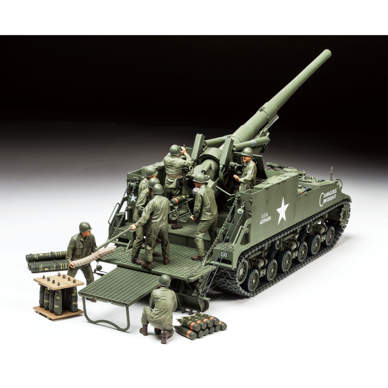 Tamiya - 1/35 U.s. Self-propelled 155mm Gun M40 - 35351