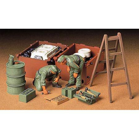 Tamiya - 1/35 German Tank Maintenance Crew - 35180