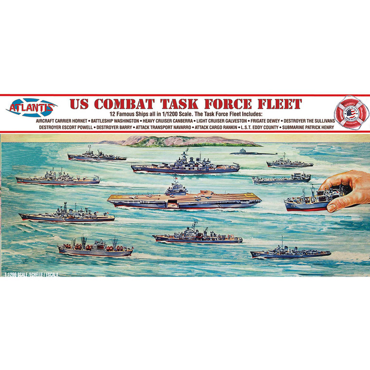 Atlantis - Us Combat Task Force Fleet 12 Ships - R6300