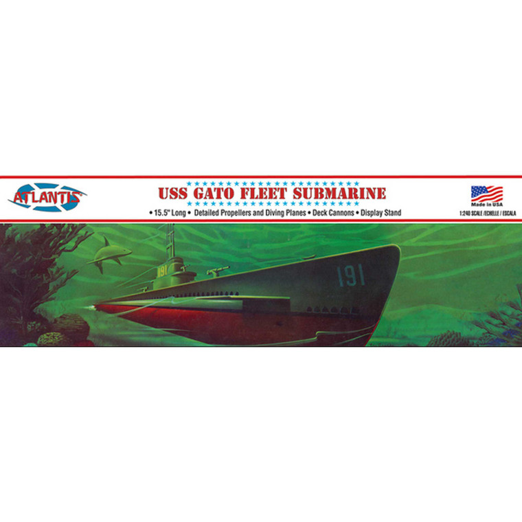 Atlantis - Wwii Gato Class Fleet Submarine 1:240 - L743