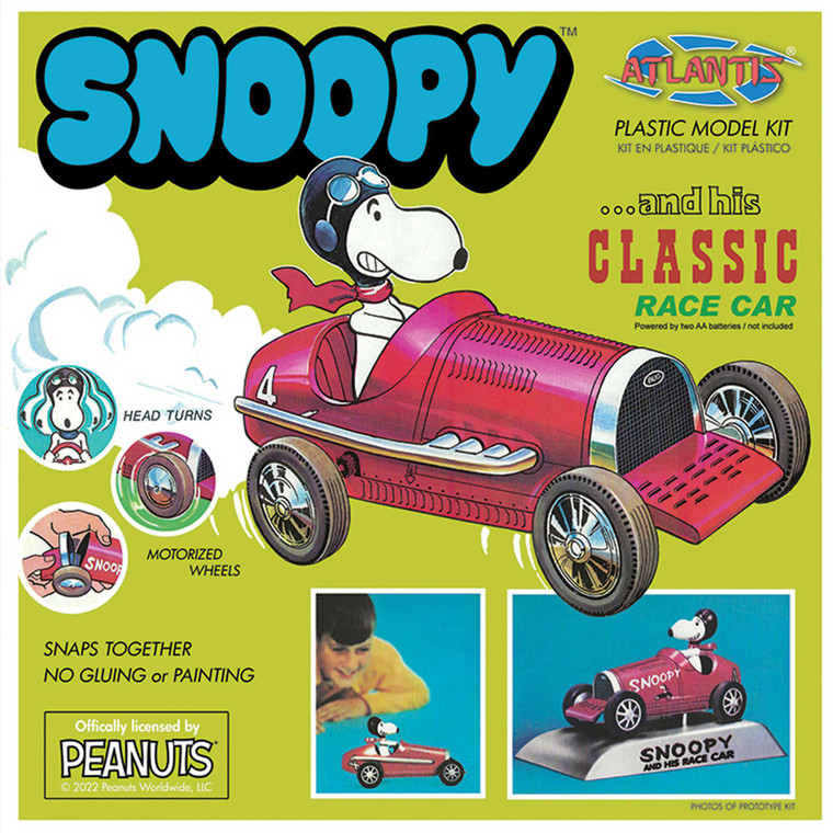 Atlantis - Snoopy And Race Car - M6894 Atlantis - Snoopy And Race Car - M6894