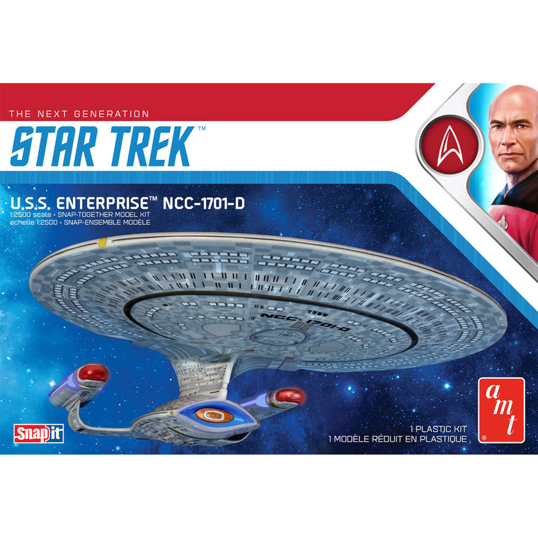 Round 2 - 1/25000 Star Trek Uss Enterprise-d, Snap - 1126M