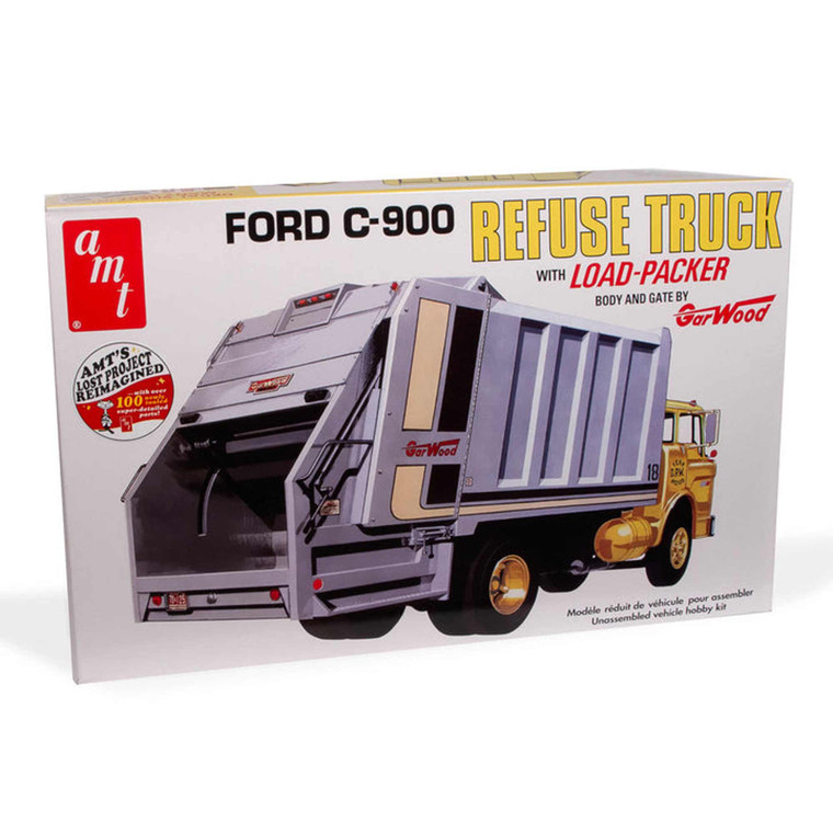 Round 2 - Ford C-900 Gar Wood Load Packer Garbage Truck 1:25 - 1247