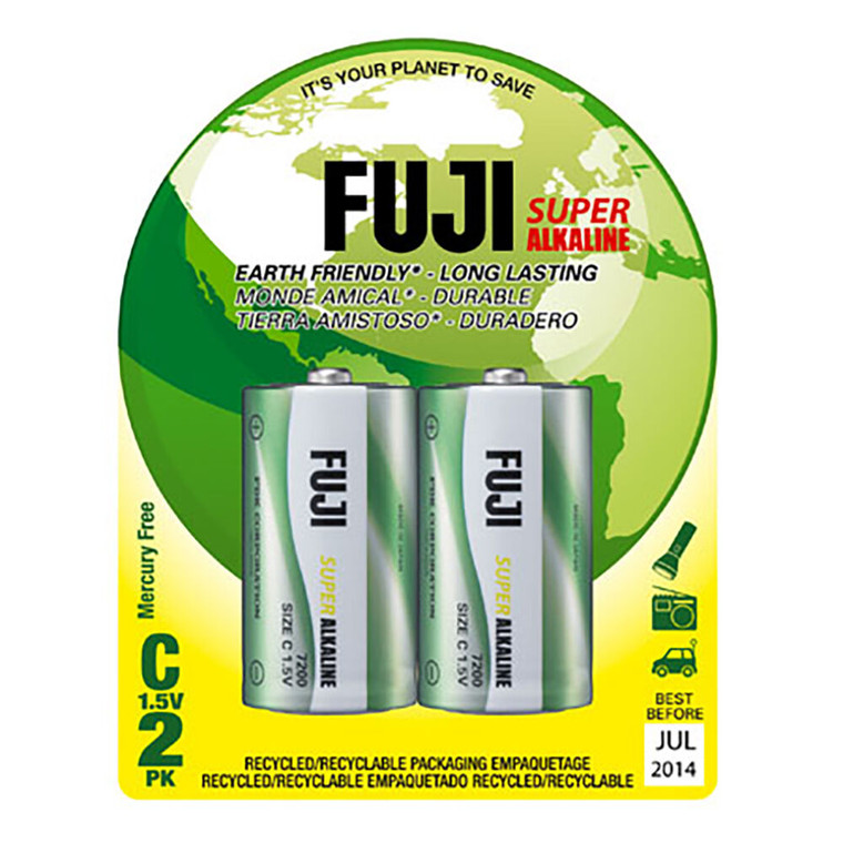 Fuji Novel Batteries - Fuji C Alkaline Battery (2) - 4200BP2