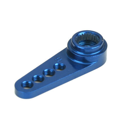 Dynamite - 1/2 Machined Aluminum Servo Arm: 24thrc Blue - 2560