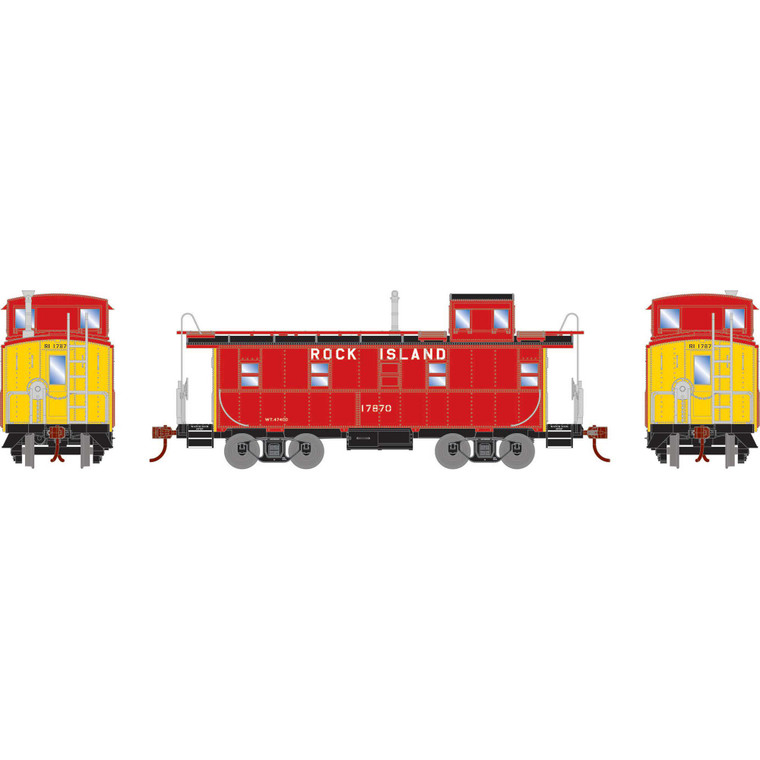 Athearn - Ho Cupola Caboose, Ri #17870 - 74030