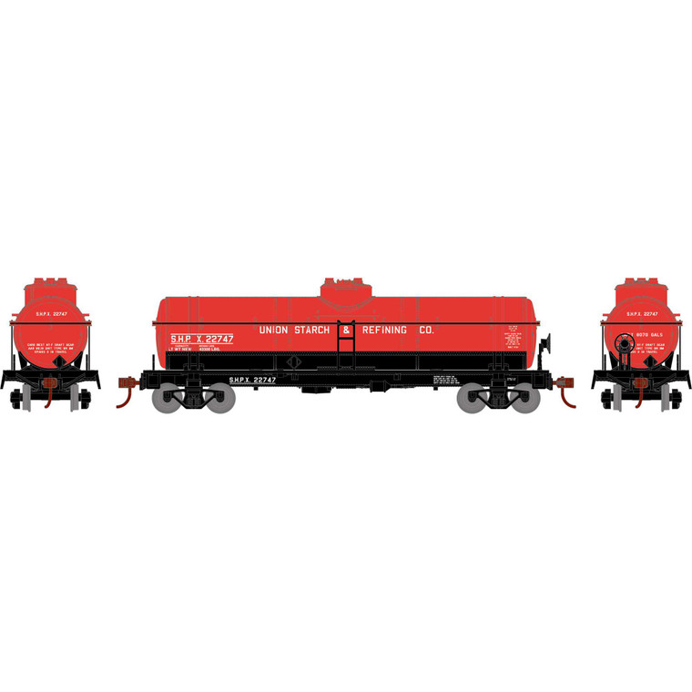 Athearn - Ho 1-dome Tank, Union Starch/shpx #22747 - 3381