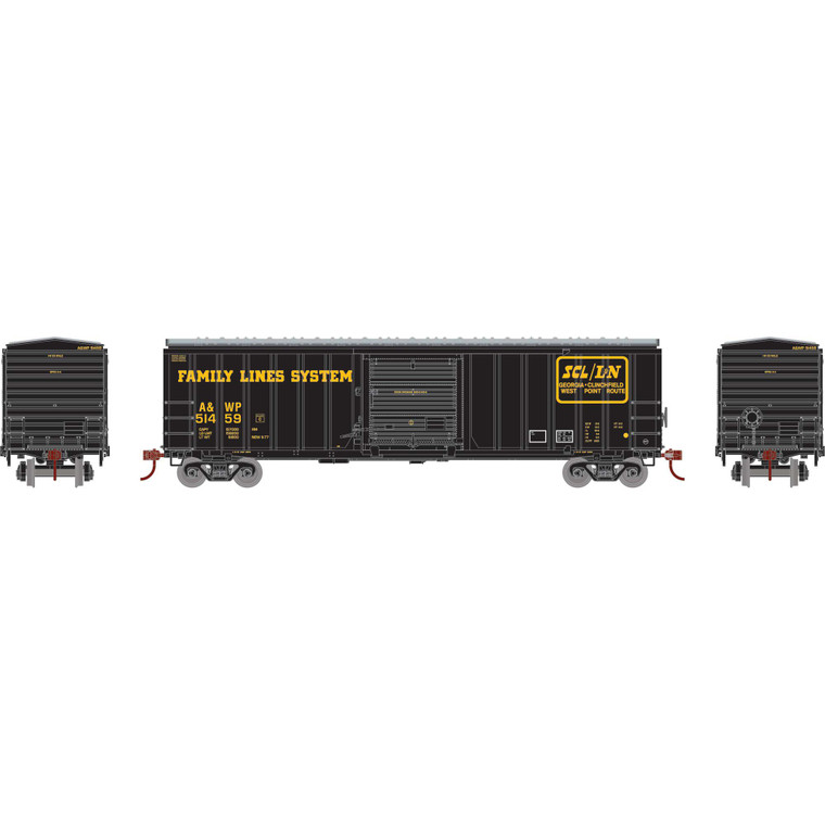 Athearn - Ho Ath 50' Acf Outer Post Box Car, Awp #51459 - -1076
