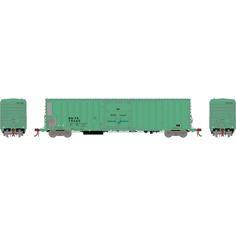 Athearn - Ho Gen 57' Fge Mechanical Reefer W/sound, Bnfe Primed For Grime 'faded Green' #19269 - G-1129 Athearn - Ho Gen 57' Fge Mechanical Reefer W/sound, Bnfe Primed For Grime 'faded Green' #19269 - G-1129