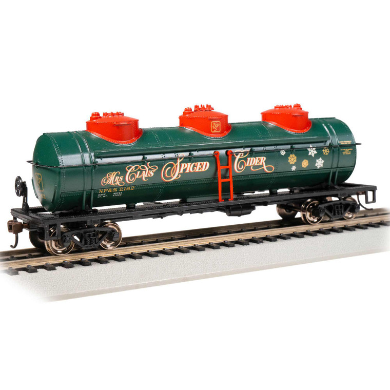 Bachmann Industries - Ho 40' 3-dome Tank Car Mrs.clausspiced Cider#2162 - 17117 Bachmann Industries - Ho 40' 3-dome Tank Car Mrs.clausspiced Cider#2162 - 17117
